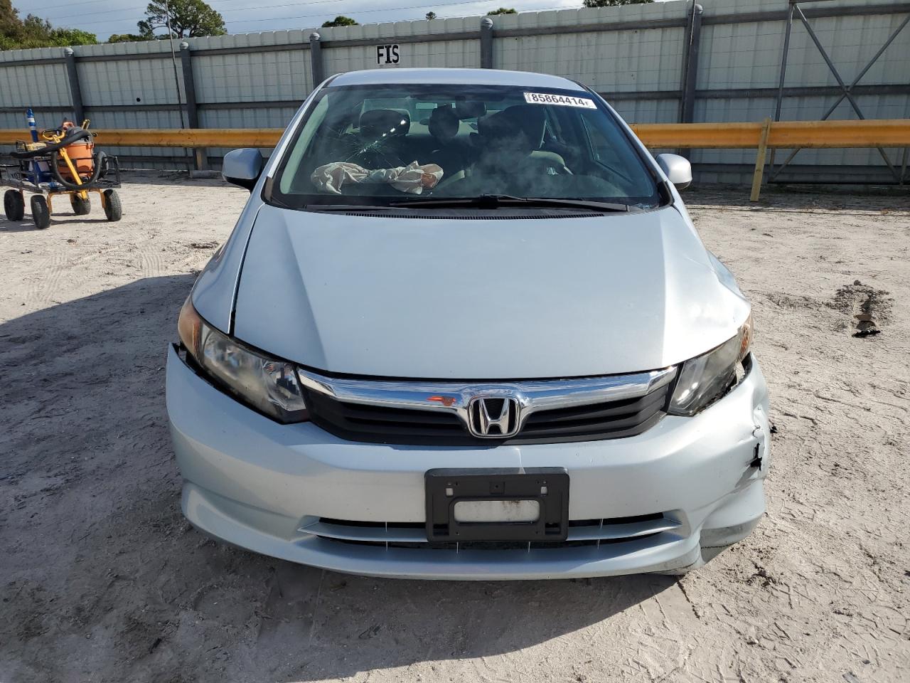 2012 Honda Civic VIN JHMFB2F55CS002112 Copart auction photo, front end / minor dent/scratches damage thumbnail 5