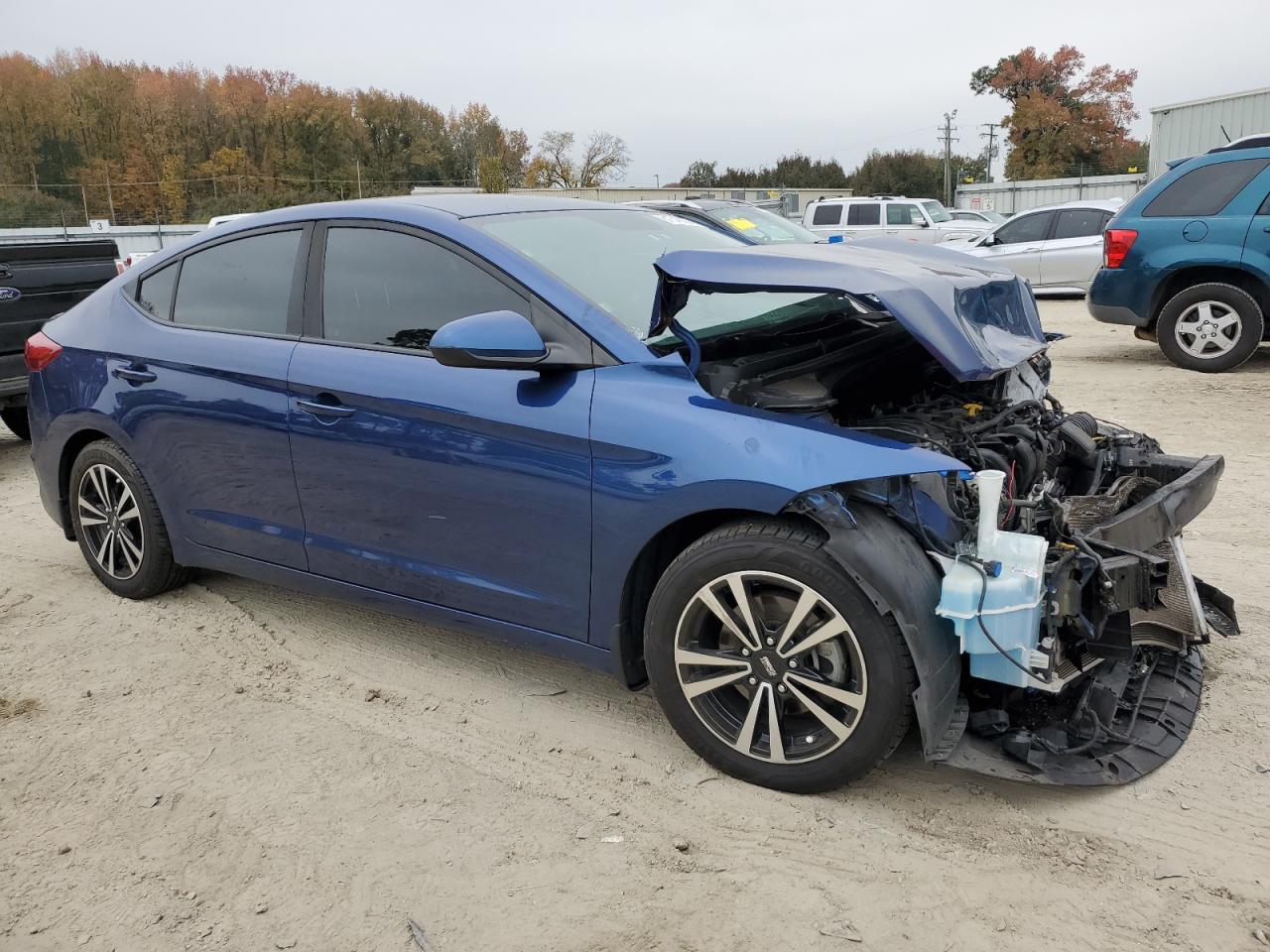 2018 Hyundai Elantra VIN 5NPD84LF9JH312372 Copart auction photo, front end / minor dent/scratches damage thumbnail 4