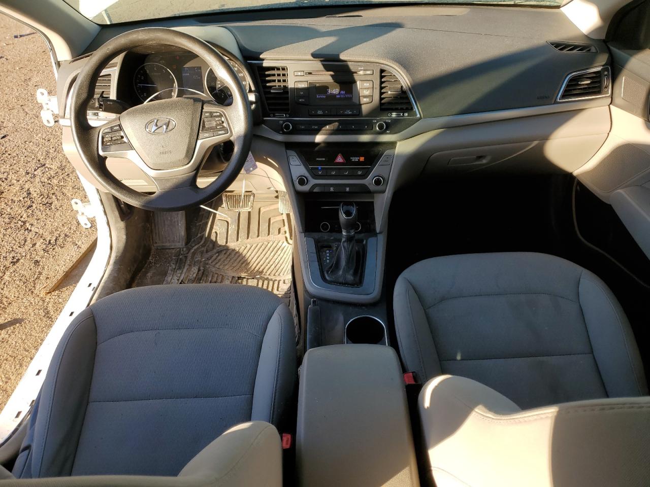 2017 Hyundai Elantra VIN 5NPD74LFXHH152967 Copart auction photo, side / front end damage thumbnail 8