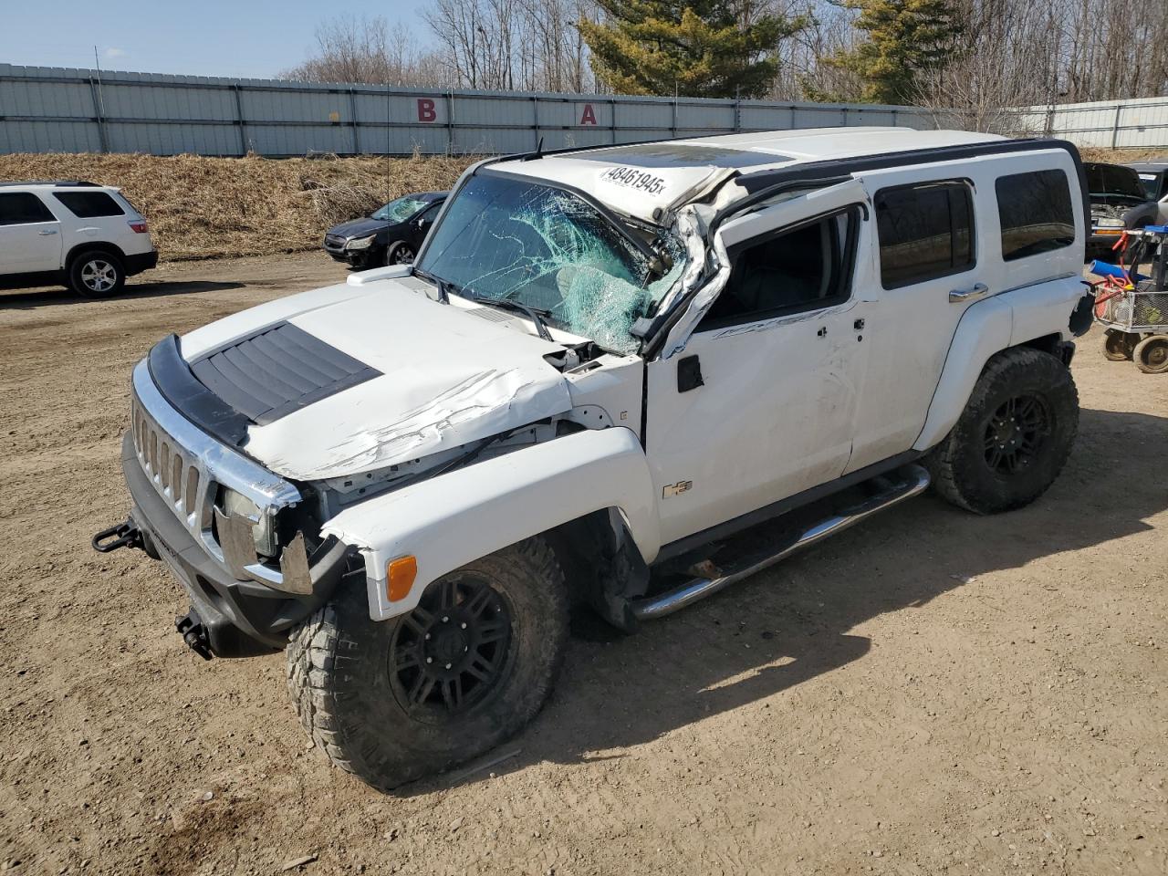 2007 Hummer H3 VIN 5GTDN13E978256190 - Copart auction photo