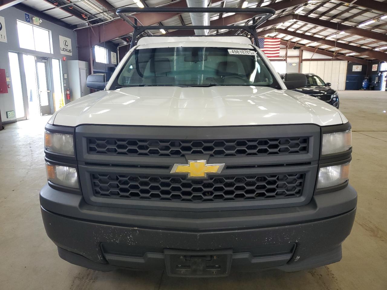 2014 Chevrolet Silverado VIN 1GCNCPEC5EZ246179 Copart auction photo, front end / side damage thumbnail 5