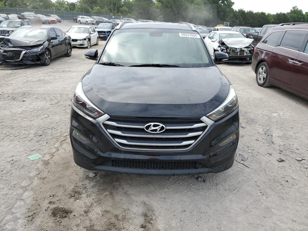 2018 Hyundai Tucson VIN KM8J33A44JU762221 Copart auction photo, rear end / side damage thumbnail 5