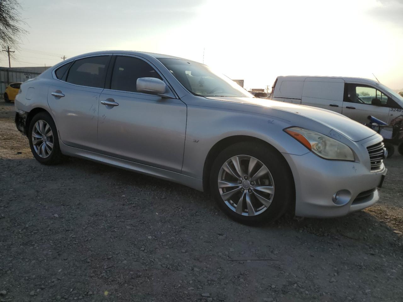 2014 Infiniti Q70 VIN JN1BY1AP1EM260378 Copart auction photo, rear end damage thumbnail 4