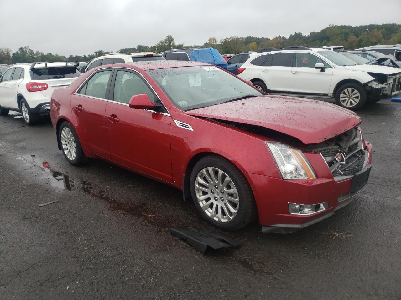 2009 Cadillac CTS VIN 1G6DT57V190156474 Copart auction photo, front end damage thumbnail 4