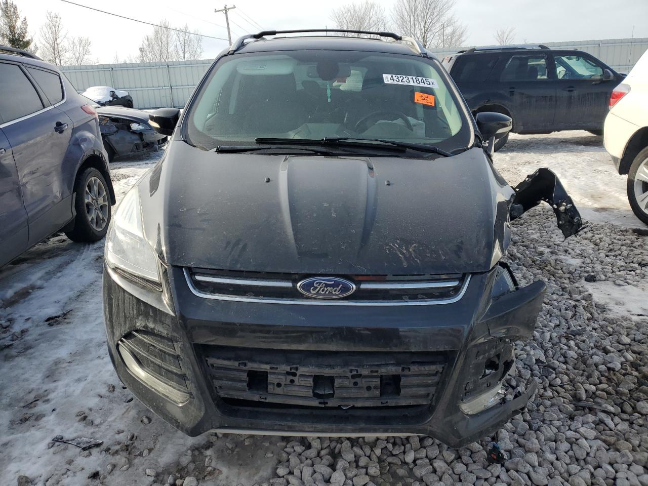 2014 Ford Escape VIN 1FMCU9J96EUB60785 Copart auction photo, front end damage thumbnail 5