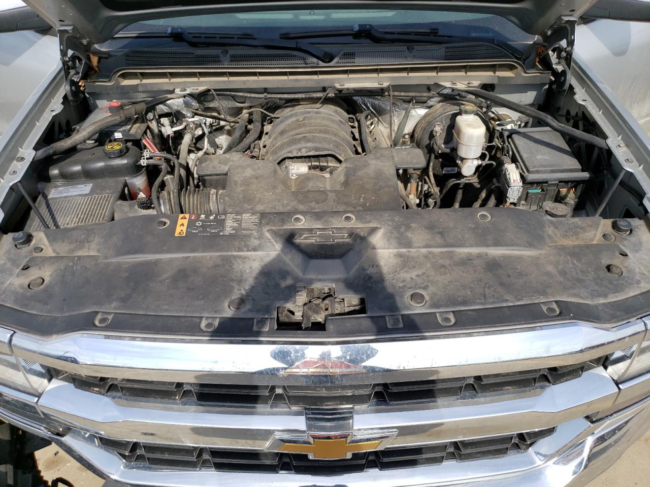 2017 Chevrolet Silverado VIN 3GCUKREC7HG354656 Copart auction photo, rear end / front end damage thumbnail 11