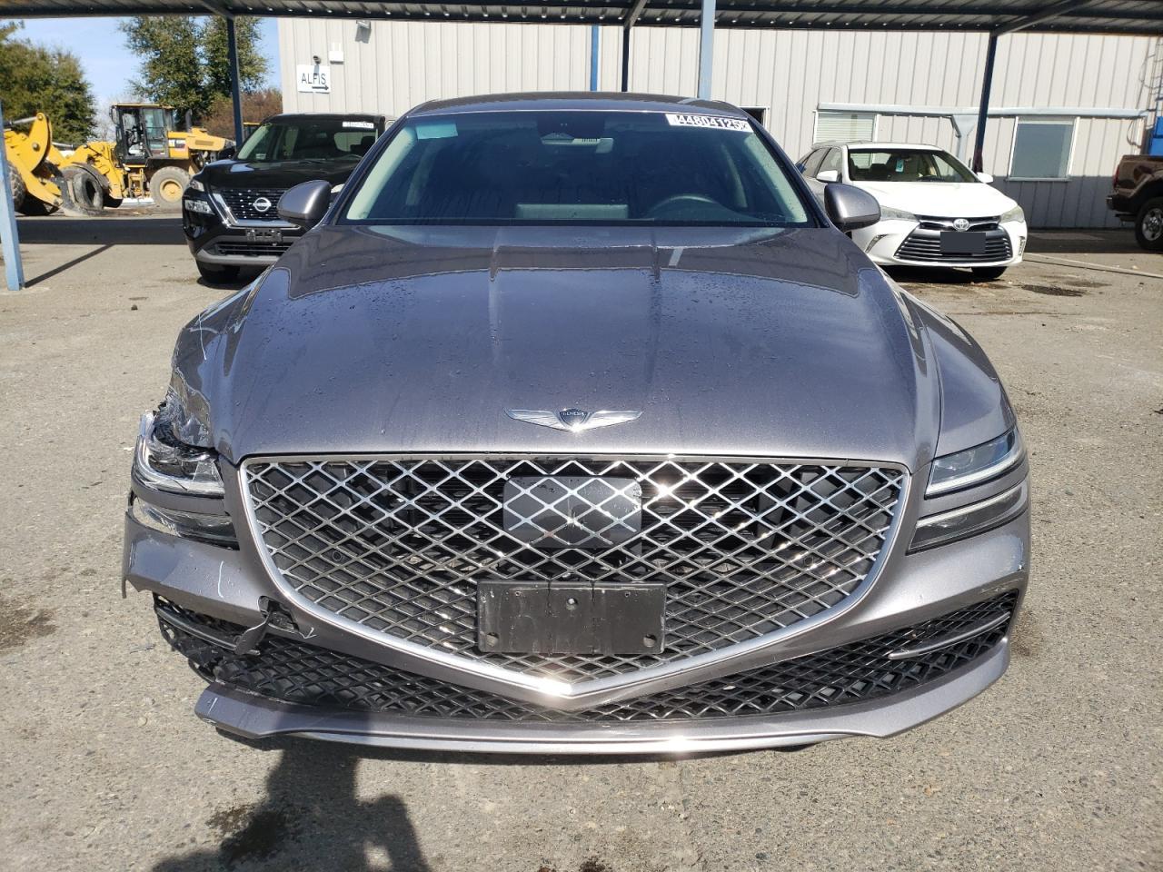 2023 Genesis G80 VIN KMTGB4SC3PU196012 Copart auction photo, front end damage thumbnail 5