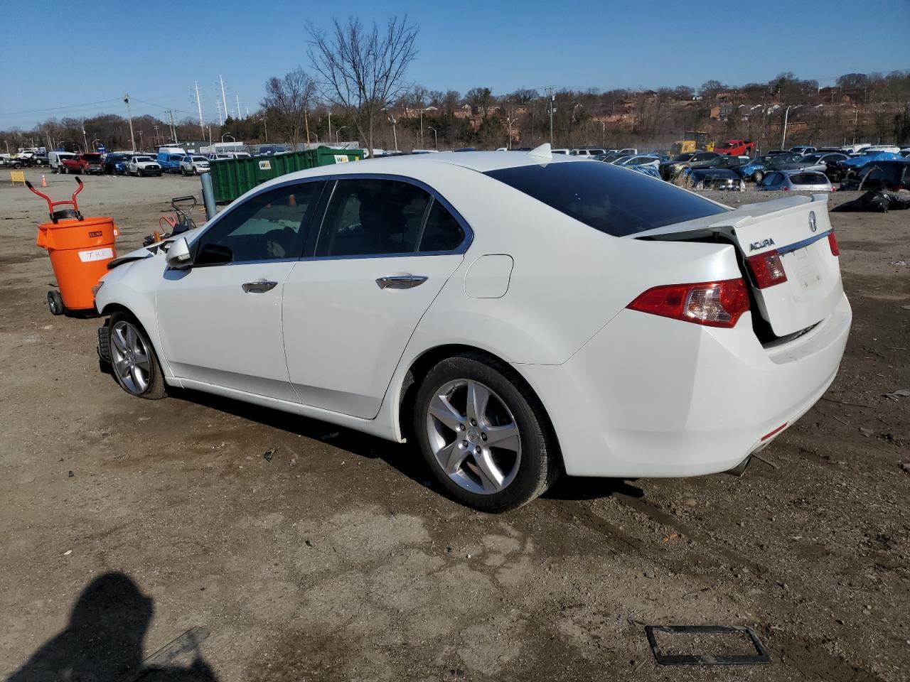2012 Acura TSX VIN JH4CU2F66CC021056 Copart auction photo, front end / rear end damage thumbnail 2