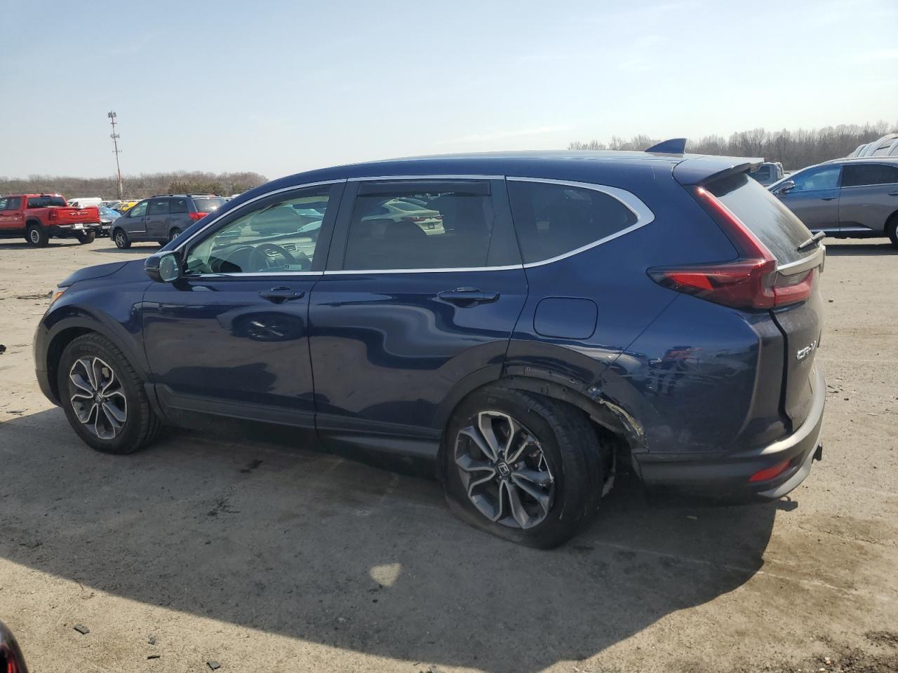 2020 Honda CR-V VIN 2HKRW2H56LH642814 Copart auction photo, rear end damage thumbnail 2