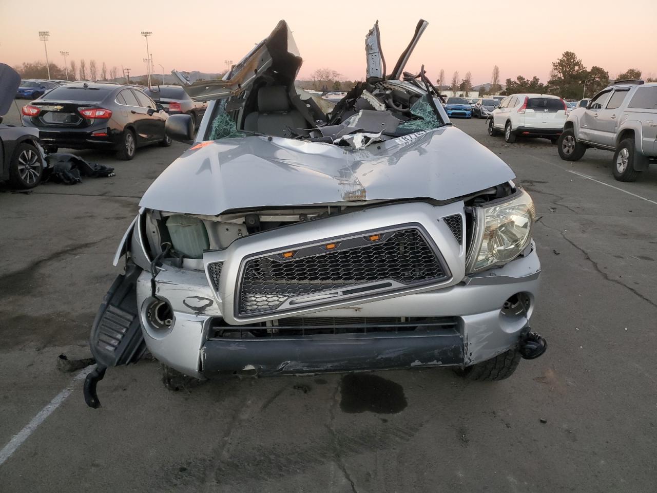 2007 Toyota Tacoma VIN 5TETU62N97Z404535 Copart auction photo, rollover damage thumbnail 5