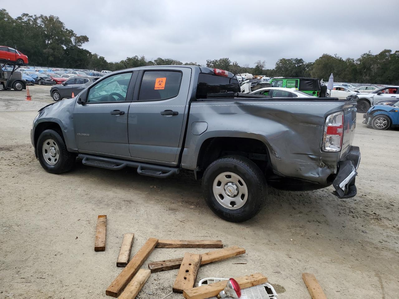 2019 Chevrolet Colorado VIN 1GCGSBEN2K1211691 Copart auction photo, rollover damage thumbnail 2