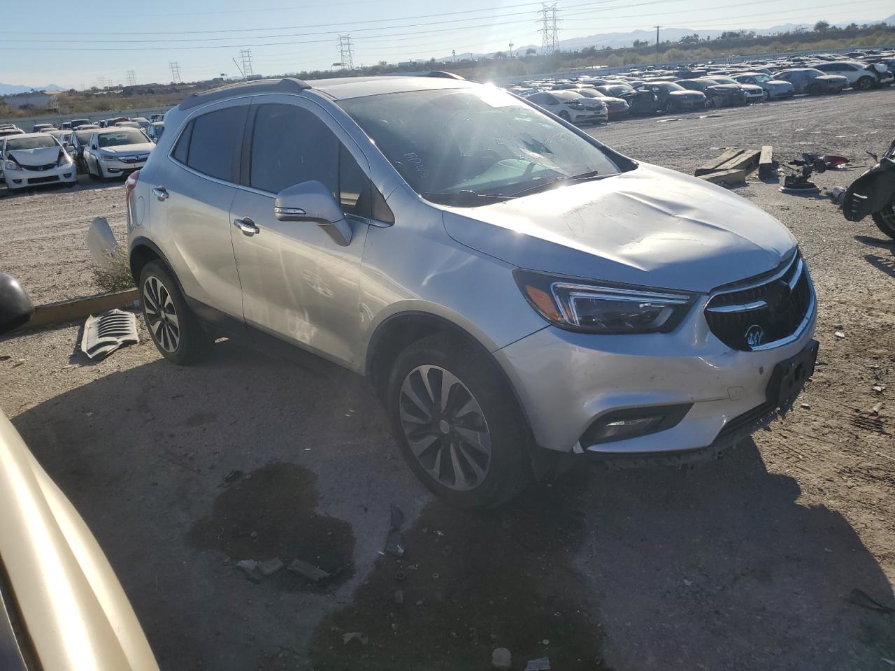 2019 Buick Encore VIN KL4CJCSM7KB809976 Copart auction photo, front end damage thumbnail 4