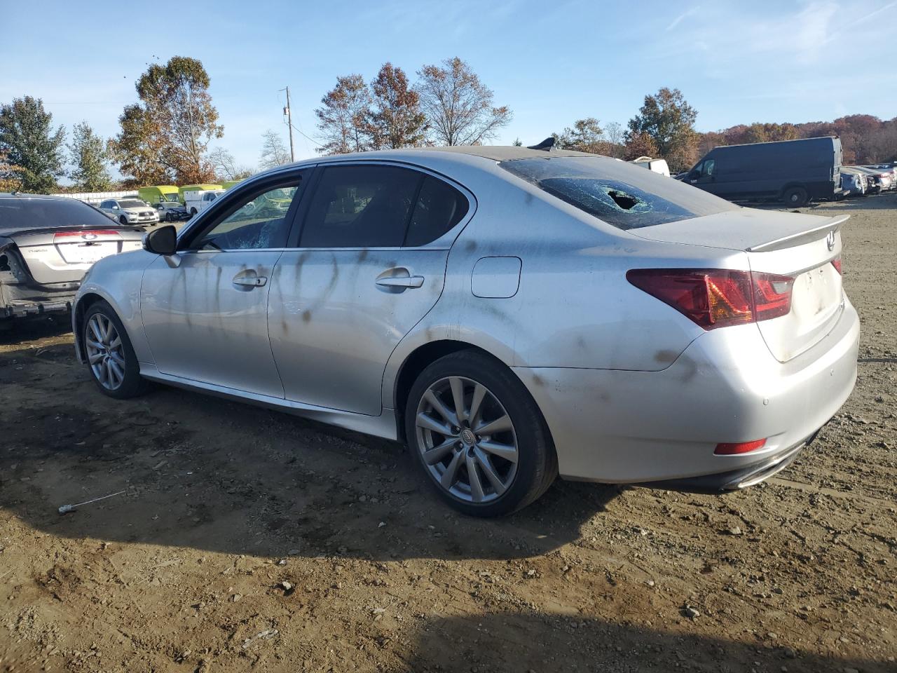 2013 Lexus GS VIN JTHCE1BL7D5017879 Copart auction photo, vandalism damage thumbnail 2
