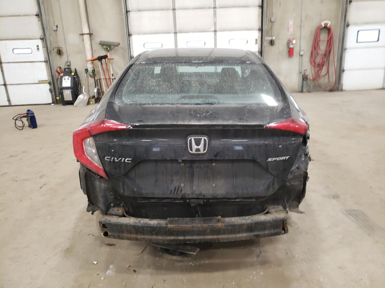 2019 Honda Civic VIN 19XFC2F88KE043702 Copart auction photo, front end / rear end damage thumbnail 6