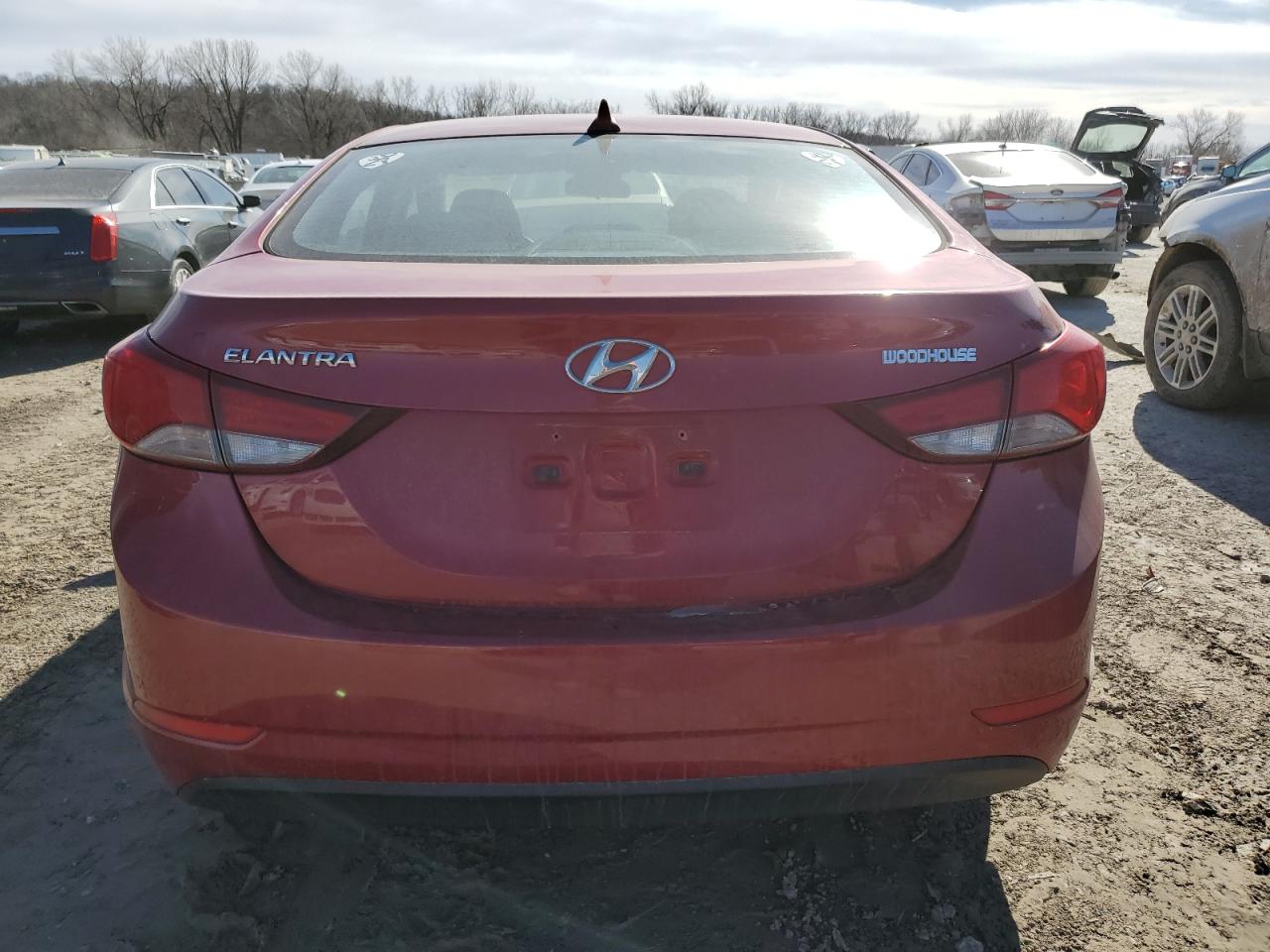 2016 Hyundai Elantra VIN KMHDH4AE2GU514832 Copart auction photo, front end damage thumbnail 6