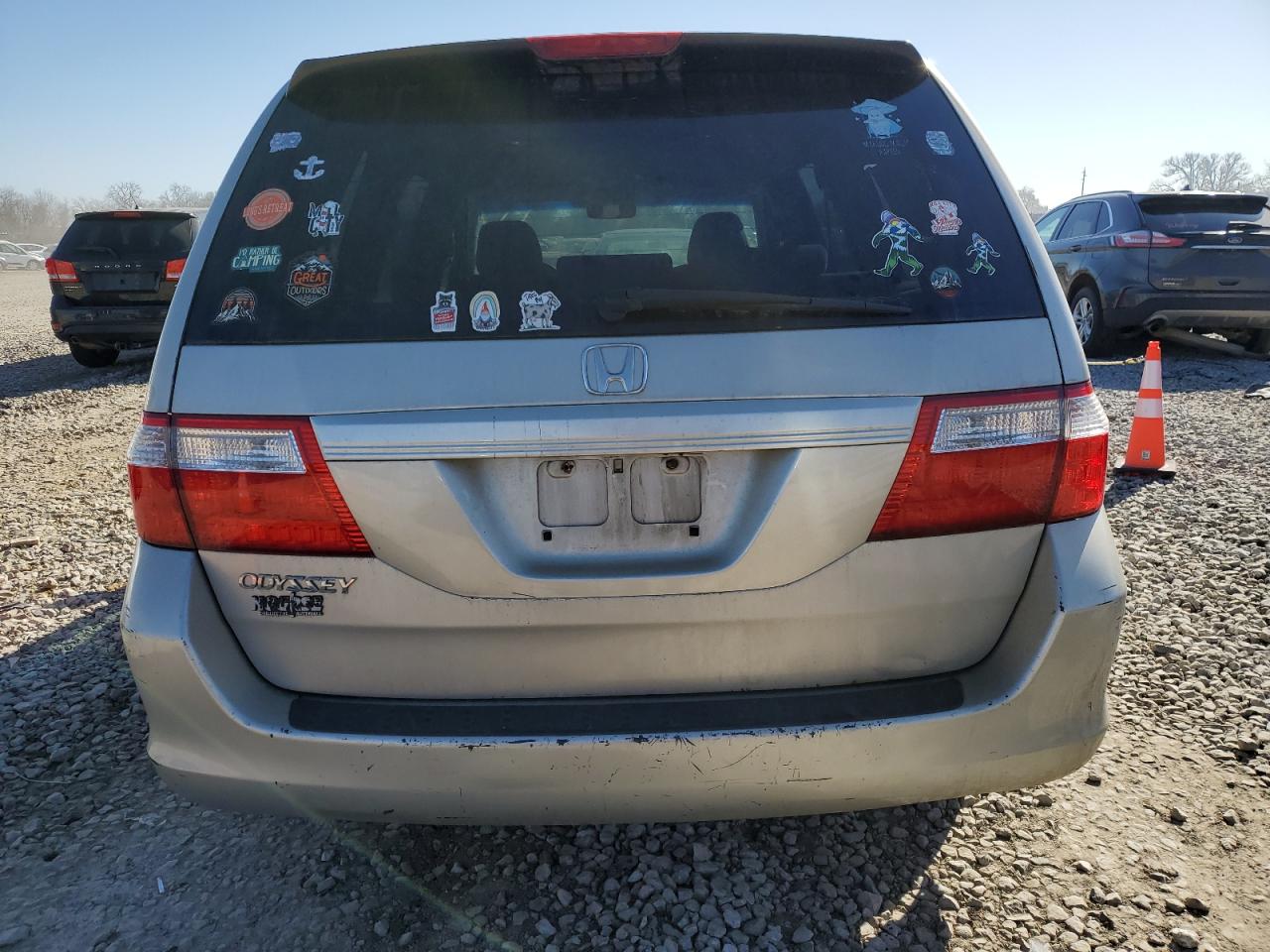 2006 Honda Odyssey VIN 5FNRL38276B010928 Copart auction photo, side damage thumbnail 6