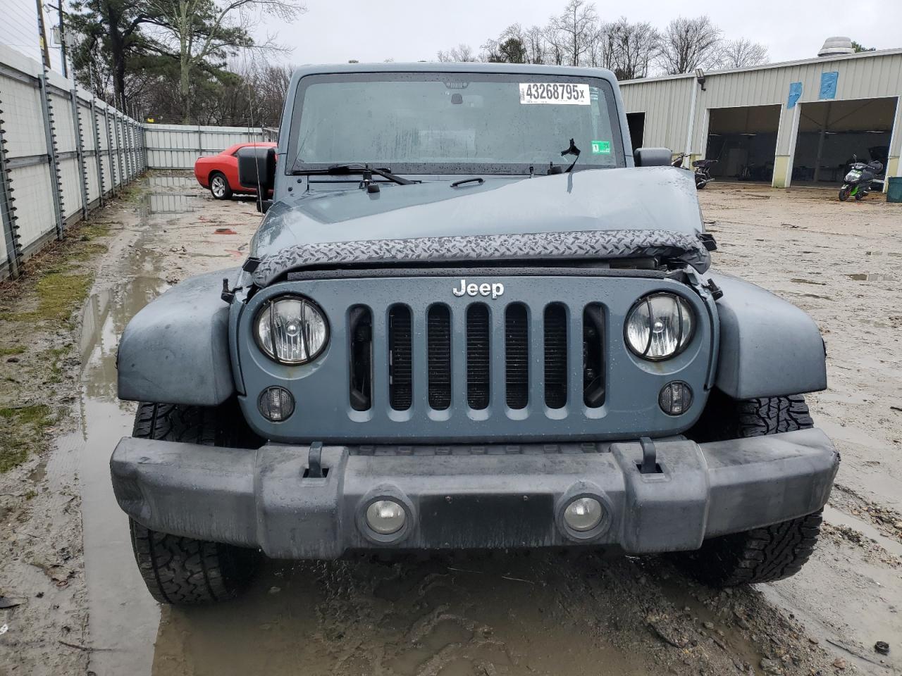 2014 Jeep Wrangler VIN 1C4AJWAG7EL138933 Copart auction photo, front end damage thumbnail 5