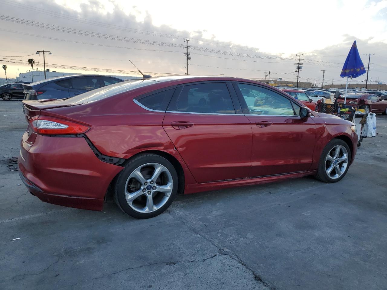 2013 Ford Fusion VIN 3FA6P0HR3DR157123 Copart auction photo, all over damage thumbnail 3