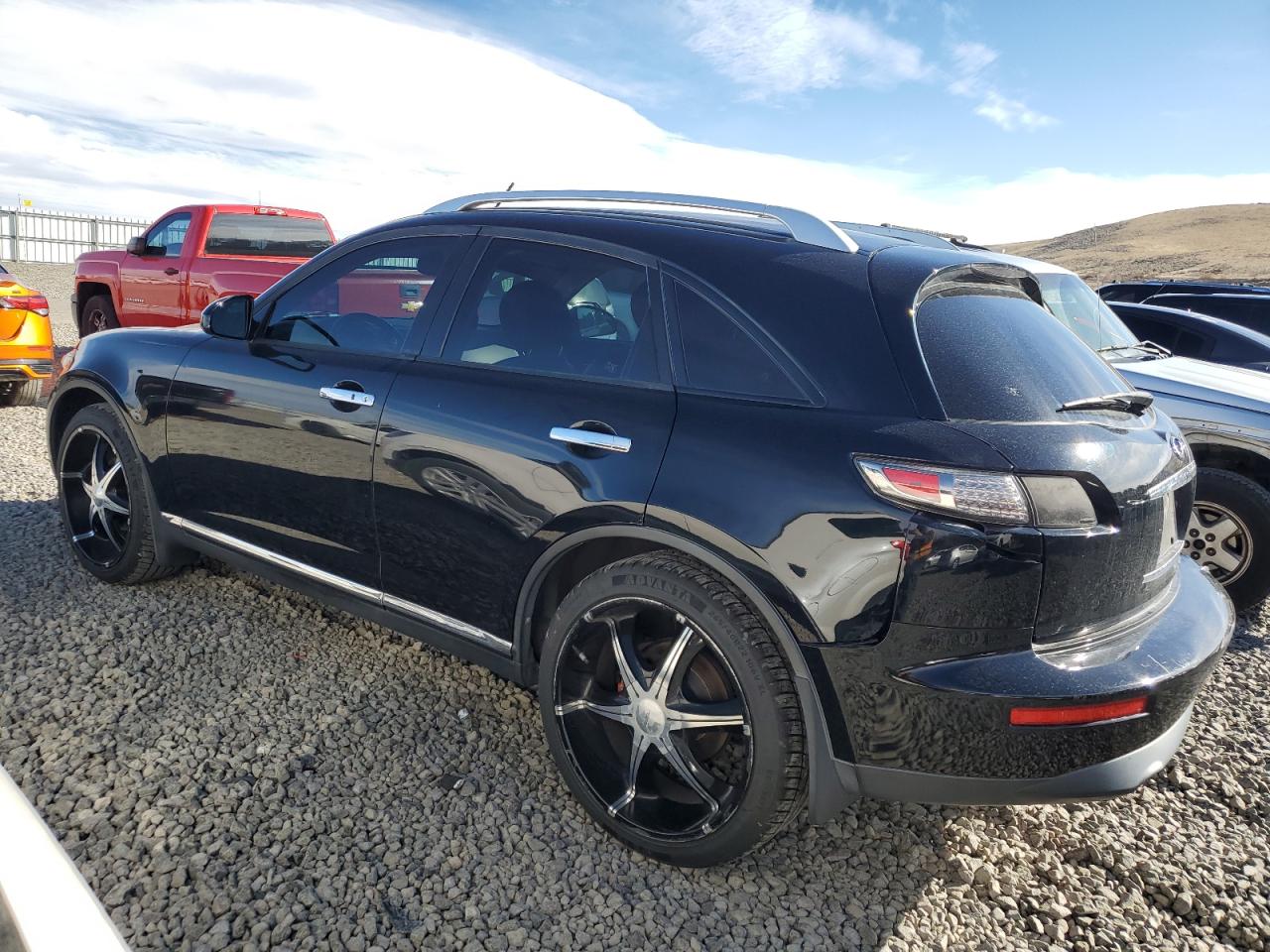 2007 Infiniti FX VIN JNRAS08U97X102095 Copart auction photo, rear end damage thumbnail 2