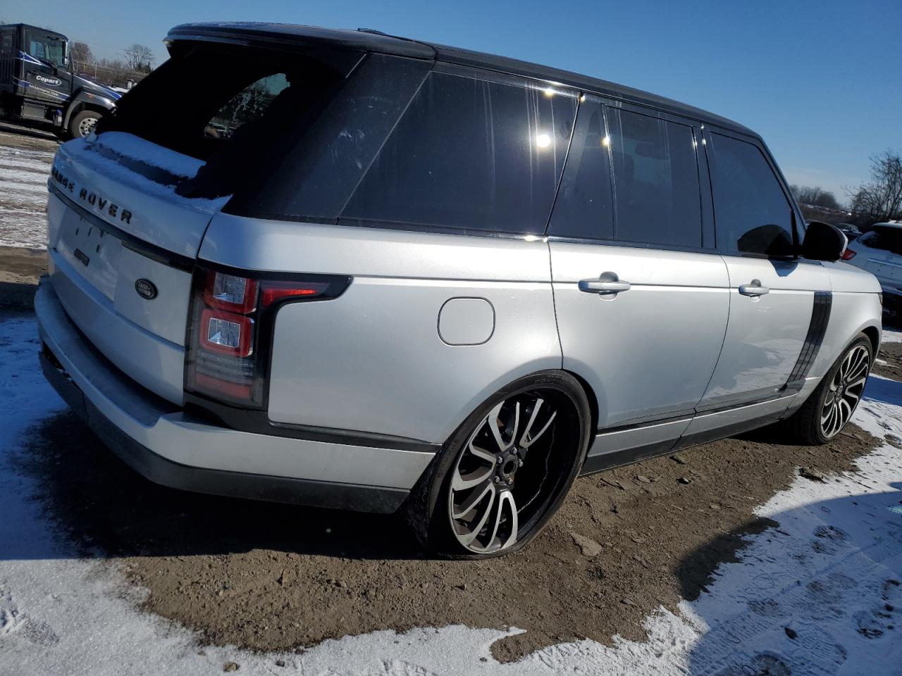 2014 Land Rover Range Rover VIN SALGS2VF9EA126823 Copart auction photo, rear end damage thumbnail 3