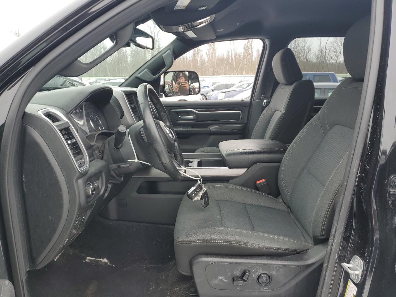 2019 RAM 1500 VIN 1C6SRFFT1KN592766 Copart auction photo, front end damage thumbnail 7