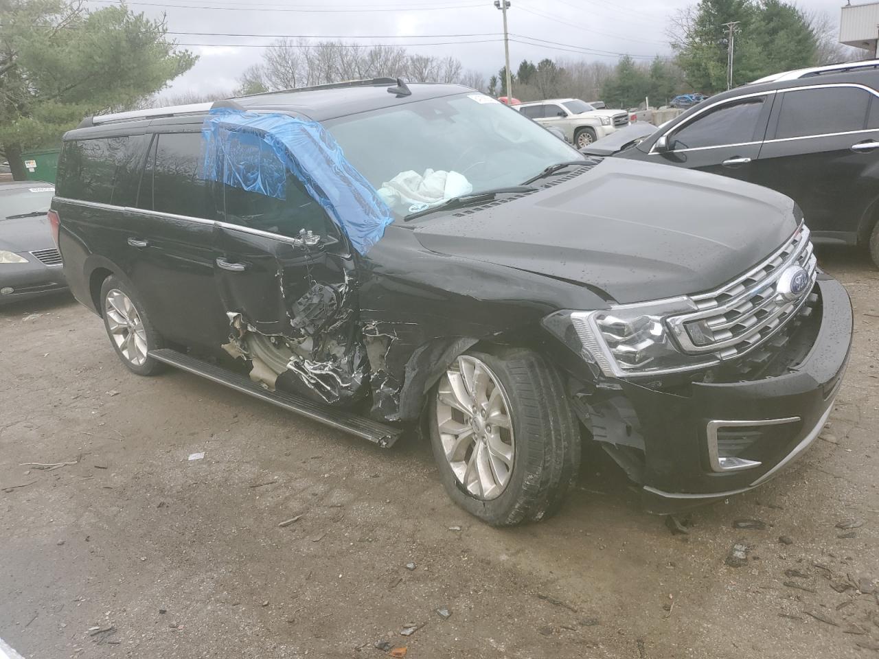 2018 Ford Expedition VIN 1FMJK2AT3JEA09858 Copart auction photo, all over damage thumbnail 4