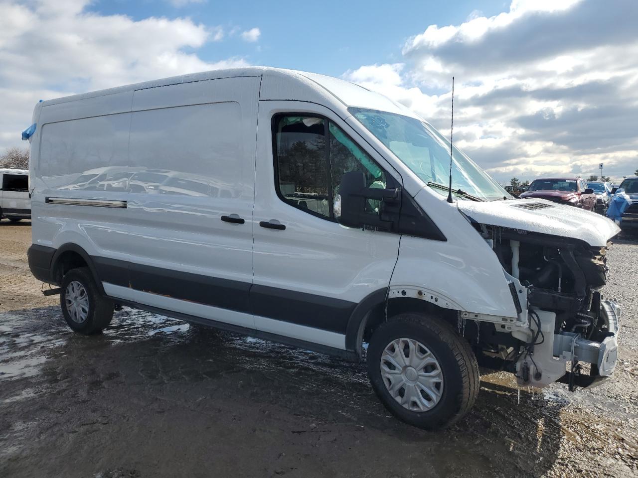2023 Ford Transit VIN 1FTBR1C8XPKC01098 Copart auction photo, front end / rear end damage thumbnail 4