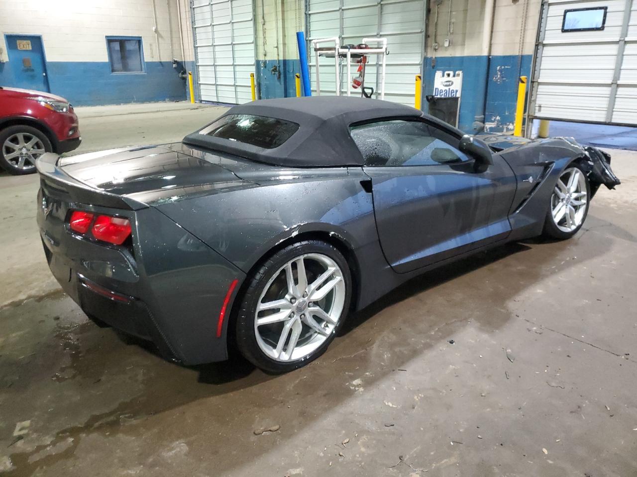 2019 Chevrolet Corvette VIN 1G1YD3D77K5101955 Copart auction photo, all over damage thumbnail 3