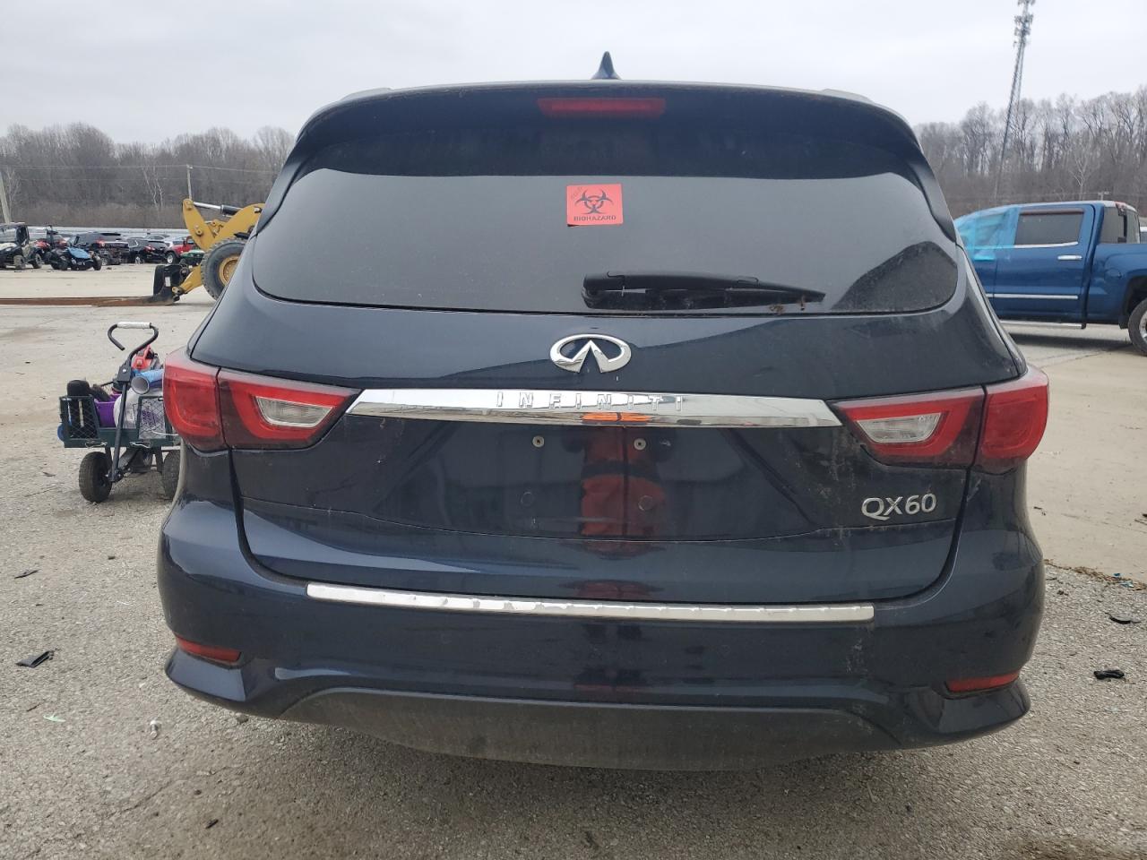 2018 Infiniti QX60 VIN 5N1DL0MM0JC508907 Copart auction photo, biohazard/chemical / front end damage thumbnail 6