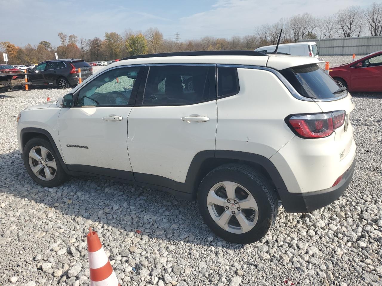2018 Jeep Compass VIN 3C4NJCBB5JT410848 Copart auction photo, front end / side damage thumbnail 2