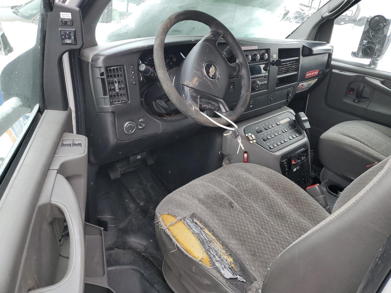2010 Chevrolet Express VIN 1GB6G2B6XA1126210 Copart auction photo, front end damage thumbnail 8