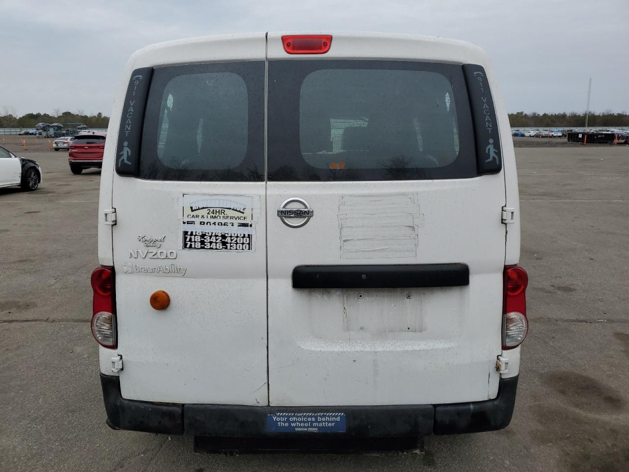 2016 Nissan NV VIN 3N8CM0JT4GK700055 Copart auction photo, minor dent/scratches damage thumbnail 6