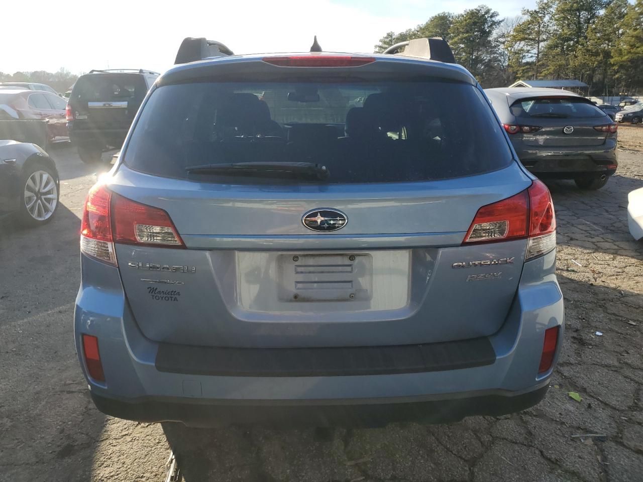 2011 Subaru Outback VIN 4S4BRBFC3B3343412 Copart auction photo, front end damage thumbnail 6