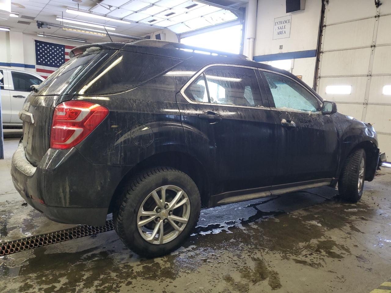 2017 Chevrolet Equinox VIN 2GNFLFEK8H6319459 Copart auction photo, front end / side damage thumbnail 3