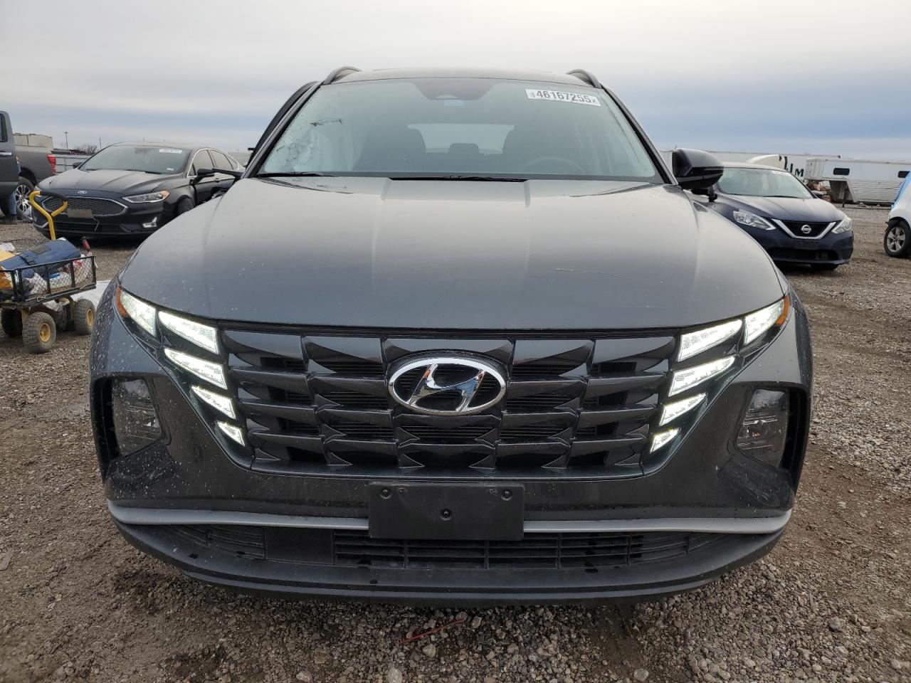 2023 Hyundai Tucson VIN 5NMJF3AE7PH211771 Copart auction photo, side / front end damage thumbnail 5