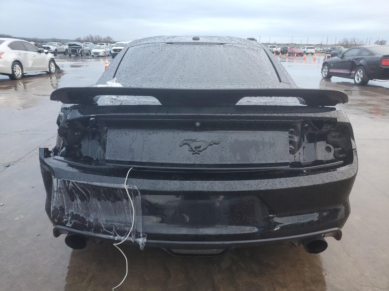 2016 Ford Mustang VIN 1FA6P8TH0G5229741 Copart auction photo, rear end / side damage thumbnail 6