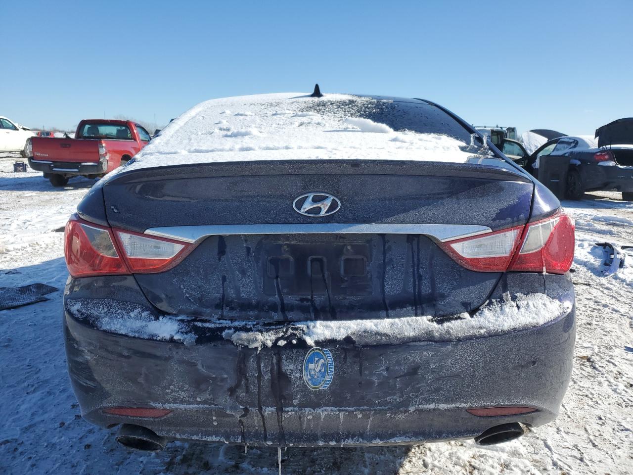 2013 Hyundai Sonata VIN 5NPEC4AC2DH521260 Copart auction photo, front end / minor dent/scratches damage thumbnail 6
