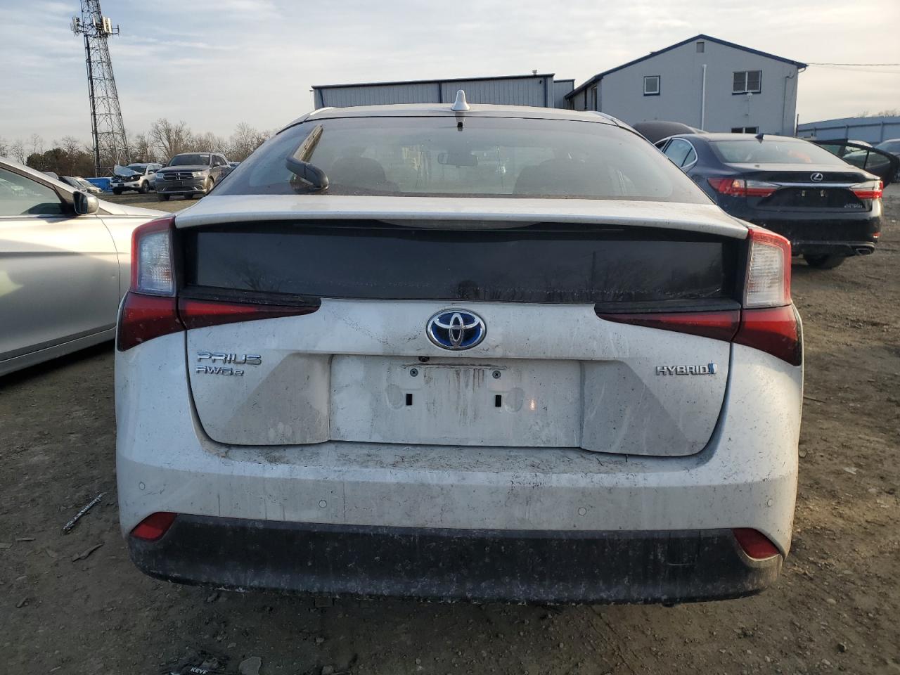 2022 Toyota Prius VIN JTDL9MFU5N3038740 Copart auction photo, front end / side damage thumbnail 6