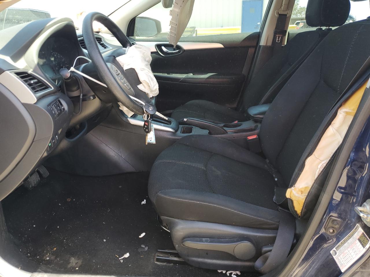 2017 Nissan Sentra VIN 3N1AB7AP9HY355238 Copart auction photo, front end / side damage thumbnail 7