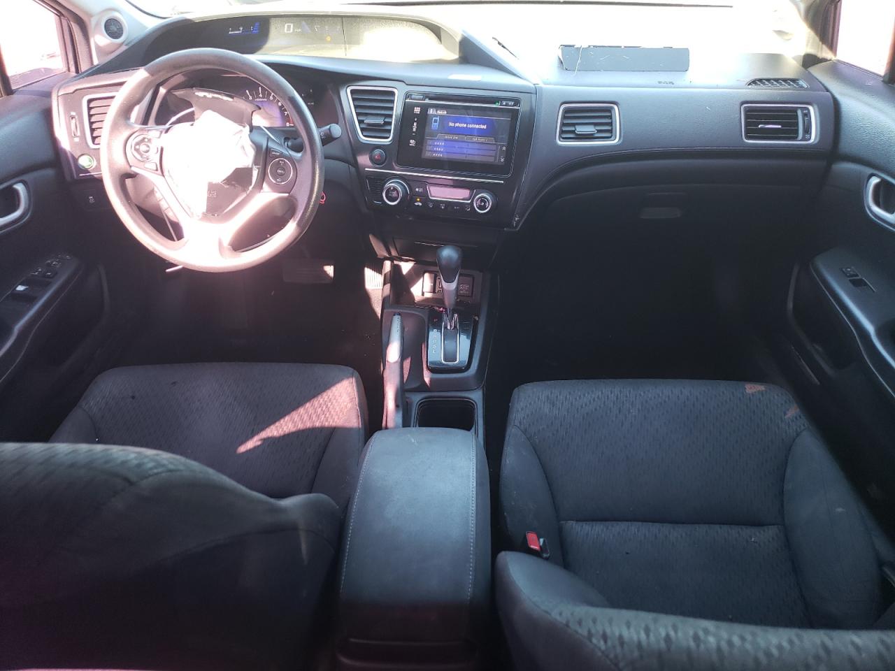 2015 Honda Civic VIN 2HGFB2F75FH566312 Copart auction photo, front end / side damage thumbnail 8