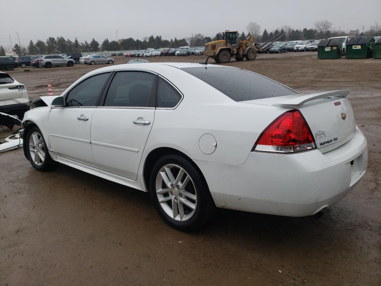 2013 Chevrolet Impala VIN 2G1WC5E39D1125101 Copart auction photo, front end / rear end damage thumbnail 2