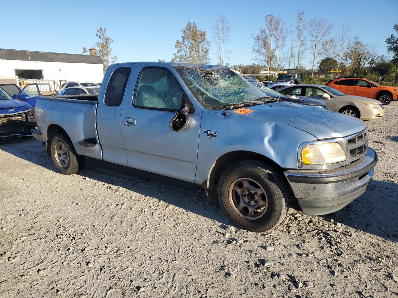 1998 Ford F-150 VIN 1FTZX0766WKA33997 Copart auction photo, all over damage thumbnail 4