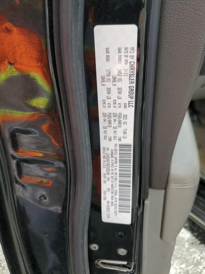 2011 Dodge Durango VIN 1D4SD4GT4BC592348 Copart auction photo, front end damage thumbnail 13