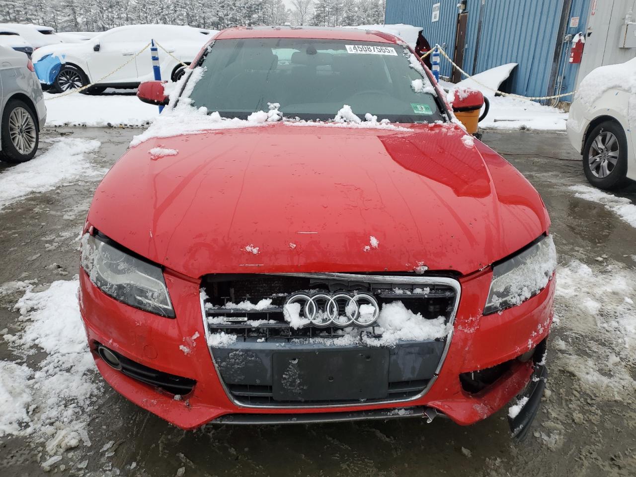 2010 Audi A4 VIN WAUKFAFLXAA042392 Copart auction photo, front end damage thumbnail 5