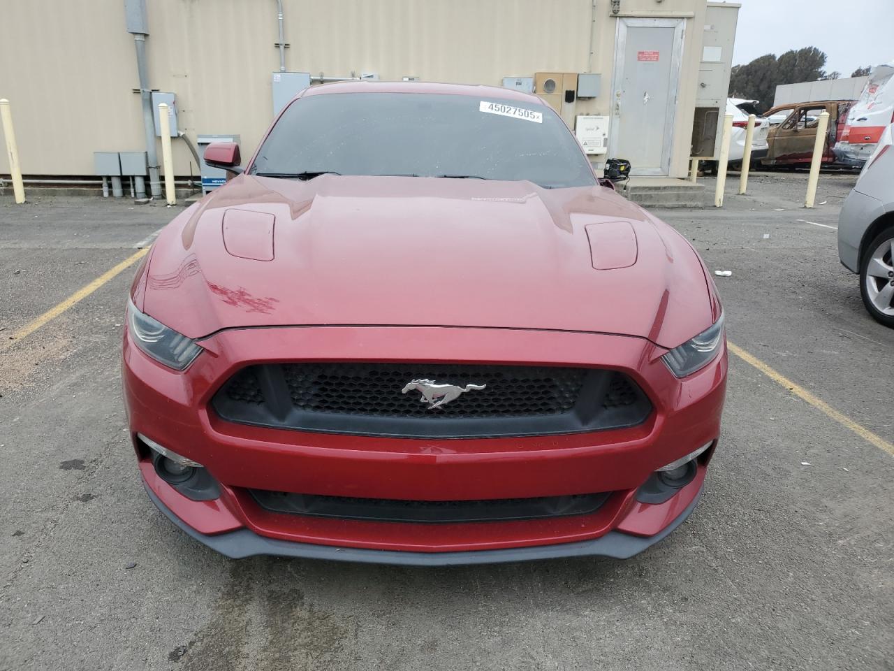 2015 Ford Mustang VIN 1FA6P8CF6F5358676 Copart auction photo, side damage thumbnail 5
