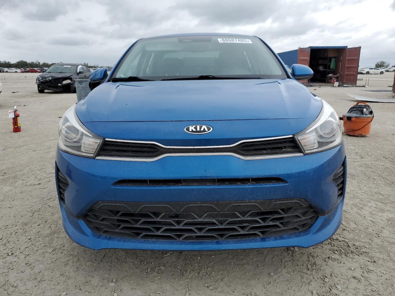 2021 KIA Rio VIN 3KPA24AD5ME382420 Copart auction photo, burn / rear end damage thumbnail 5