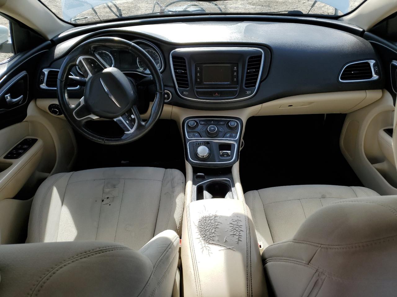 2015 Chrysler 200 VIN 1C3CCCAB0FN607098 Copart auction photo, front end / undercarriage damage thumbnail 8