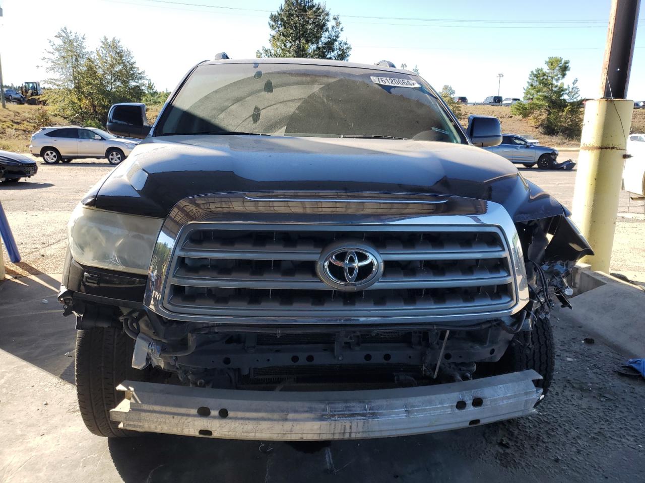 2014 Toyota Sequoia VIN 5TDKY5G17ES053201 Copart auction photo, front end damage thumbnail 5