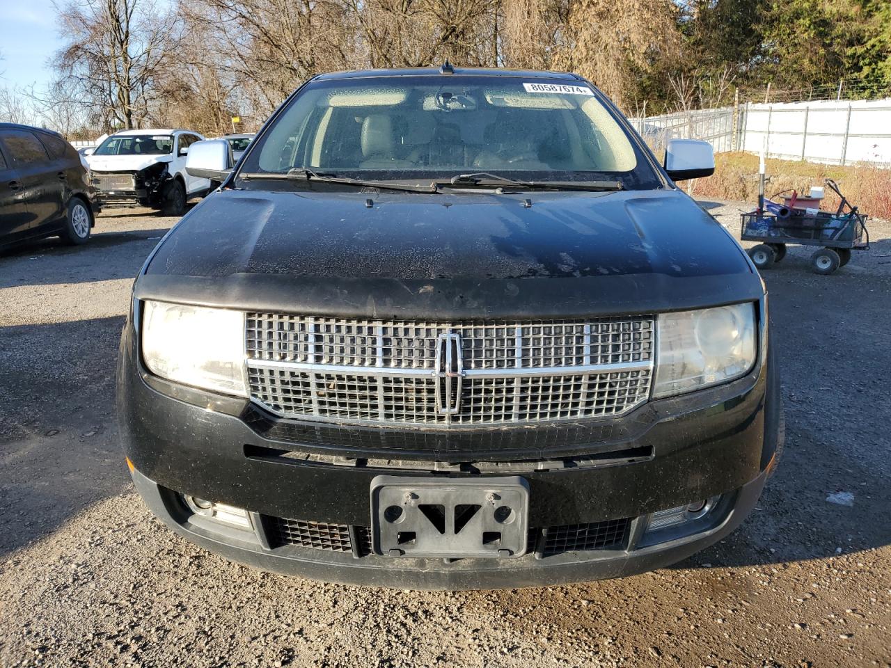 2008 Lincoln MKX VIN 2LMDU88C98BJ02037 Copart auction photo, undercarriage / front end damage thumbnail 5