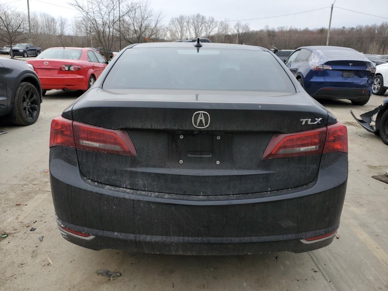 2016 Acura TLX VIN 19UUB1F54GA013635 Copart auction photo, front end / rear end damage thumbnail 6
